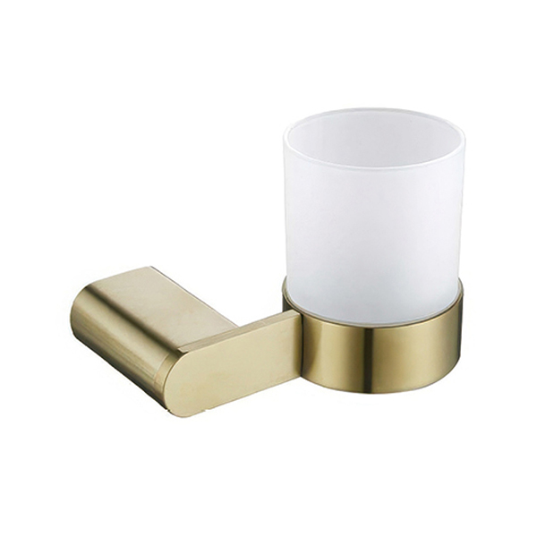 浴室挂件:304不锈钢(拉丝锆金) 单杯