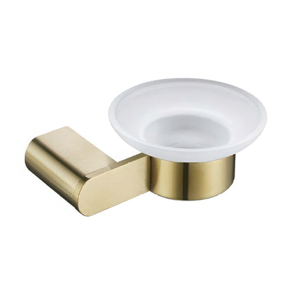 浴室挂件:304不锈钢(拉丝锆金) 单碟