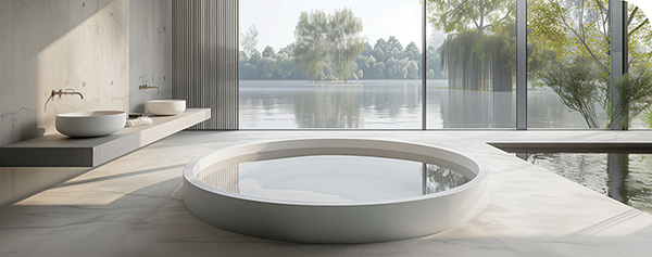 人造石嵌入浴缸
