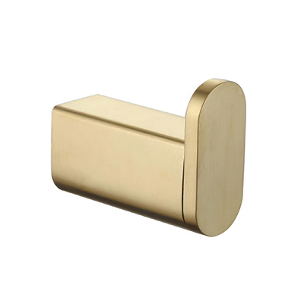 浴室挂件:304不锈钢(拉丝锆金) 单钩